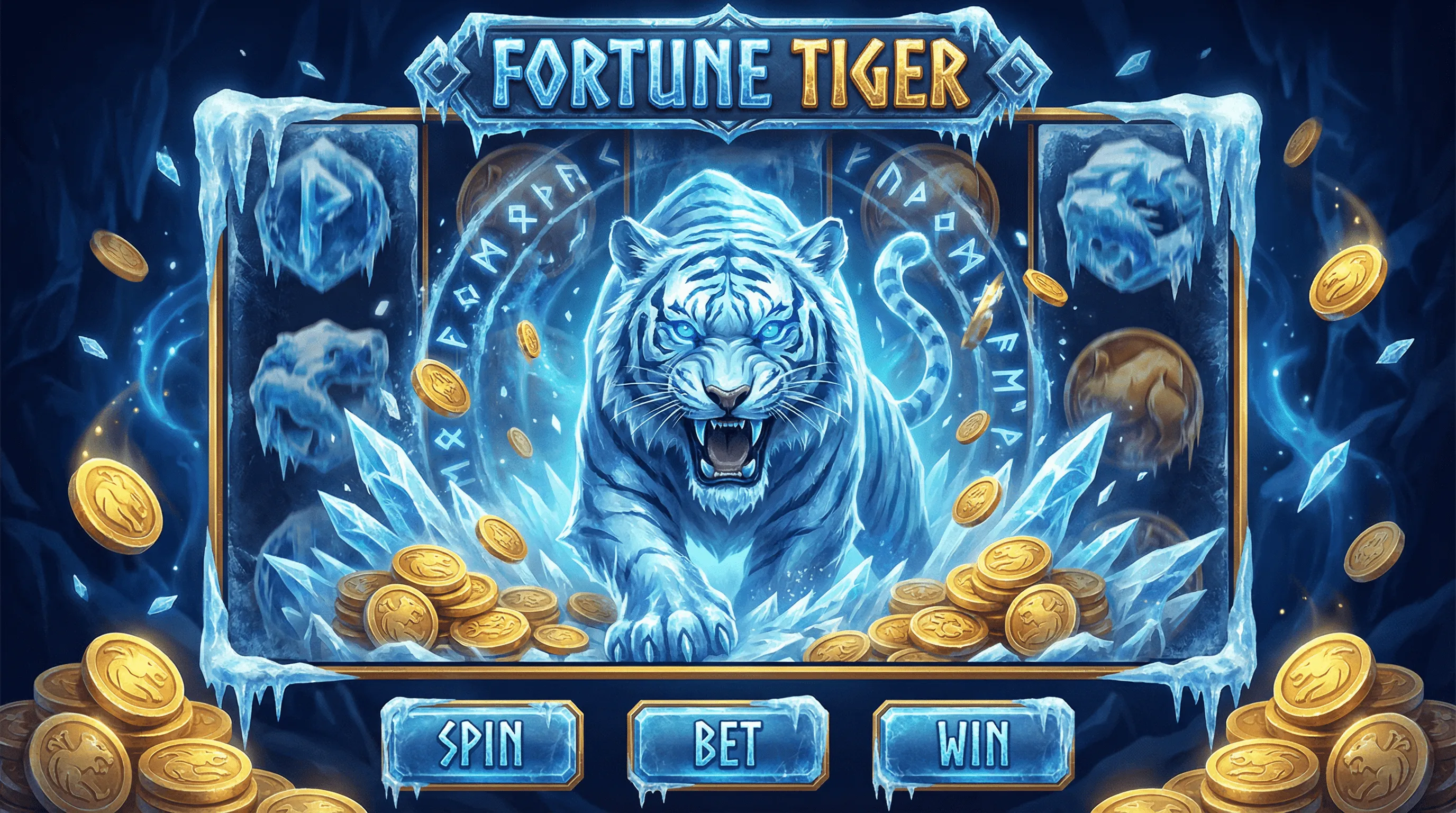 Fortune Tiger - Tigre da Sorte com tema de gelo no soccerbet